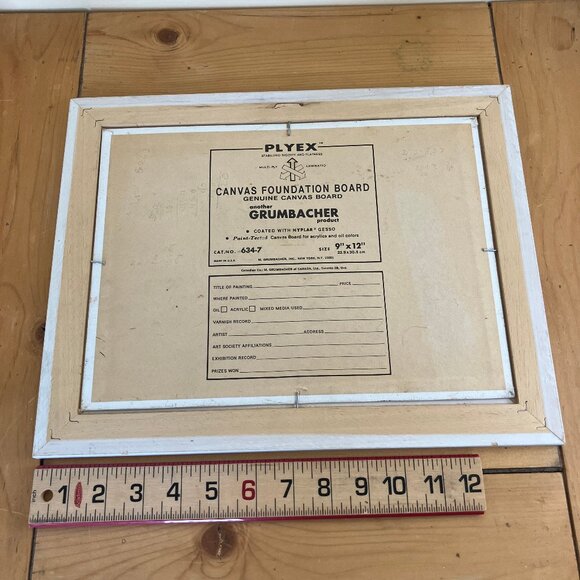 Teddy Bear Friends Original Framed Painting Vintage Signed GW '98 - Picture 5 of 5